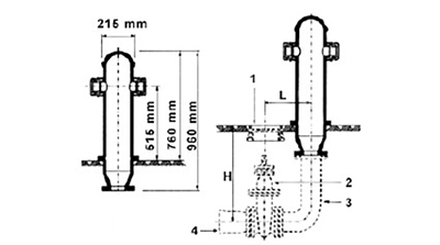 Technical design Column Hydrant with Curve