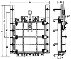 Desenho técnico Comporta  - 2